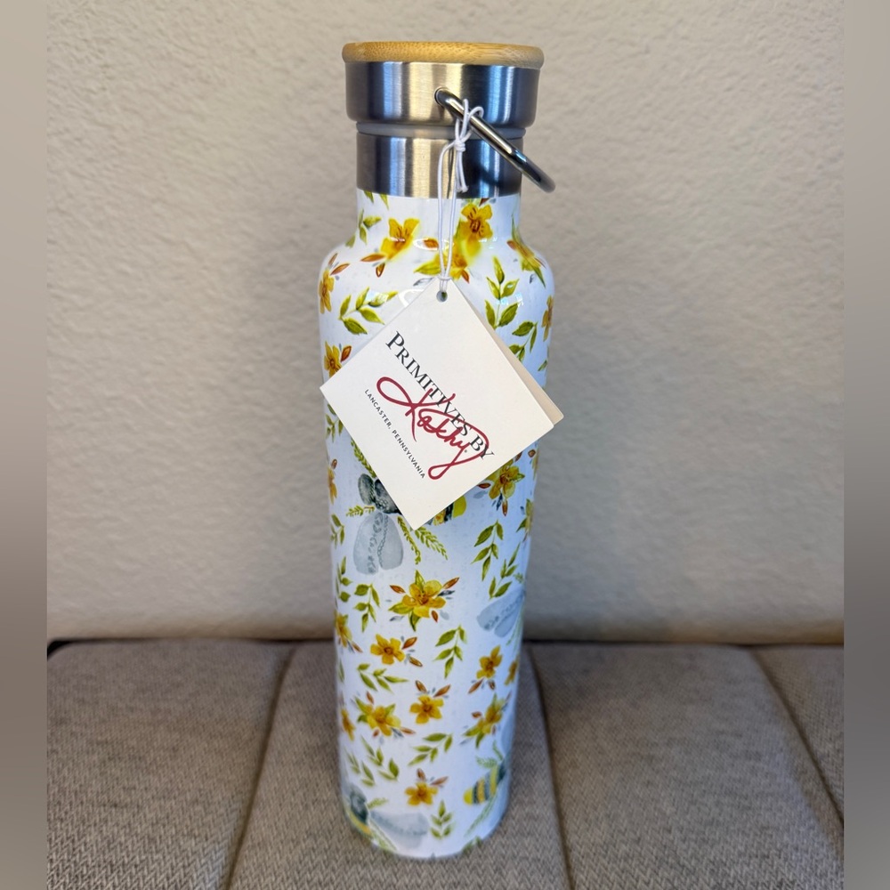 Stainless Steal Tumbler - Bee and Floral Design, 25oz — Primitives By Kathy - Picture 13 of 13